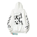Off-White White 3D Shadow Outline Arrow Hoodie