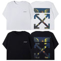 Off-White Angel Painting Arrow Graphic Short Sleeve T-Shirt