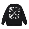 Off-White Black Soft Focus Halo Arrow Crewneck Sweatshirt